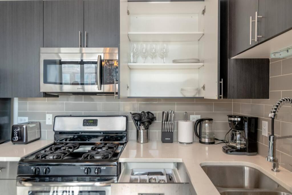 Spacious 2Br Vacation Rental With City View, Optional Parking And Gym Near Mccormick Place & Downtown Chicago Attractions Buitenkant foto